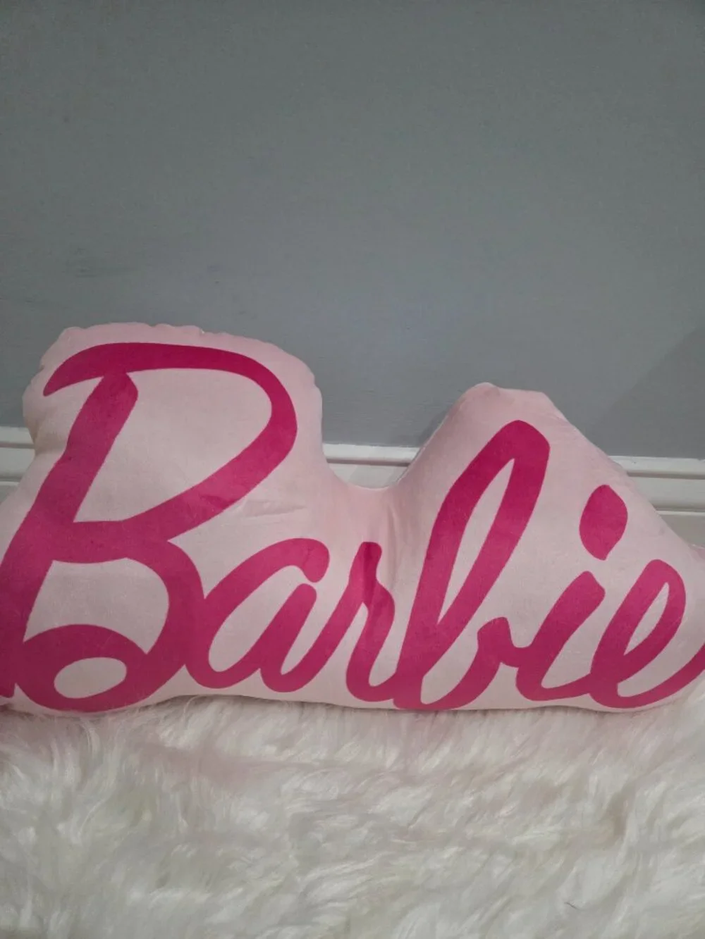Barbie Logo Accent Pillow